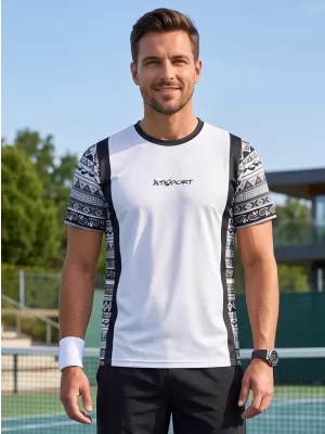 Muška funkcionalna premium majica ALTISPORT VOJ/ALM043TR01 BIJELA