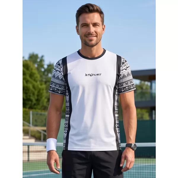  Muška funkcionalna premium majica ALTISPORT VOJ/ALM043TR01 BIJELA 