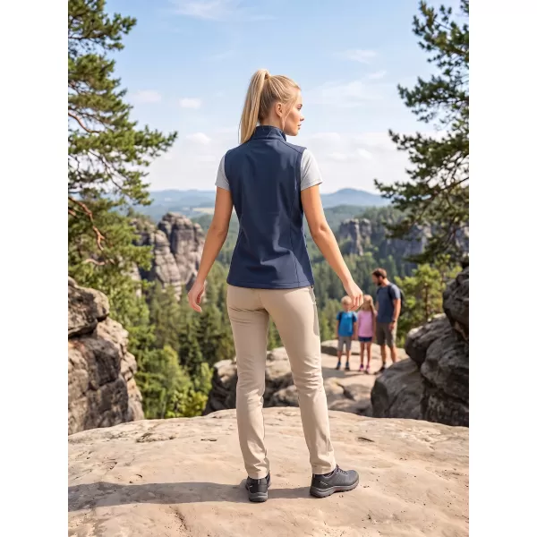  Ženski softshell prsluk ALTISPORT NoPrint NP/ALW7211NJ MORNARICA/MORNARICA 