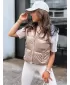Prsluk DSTREET OSHE TY3703 KARAMELA