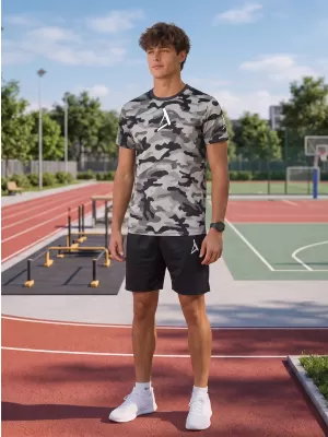 Muška funkcionalna premium majica ALTISPORT VOJ/ALM038TR01 SIVA