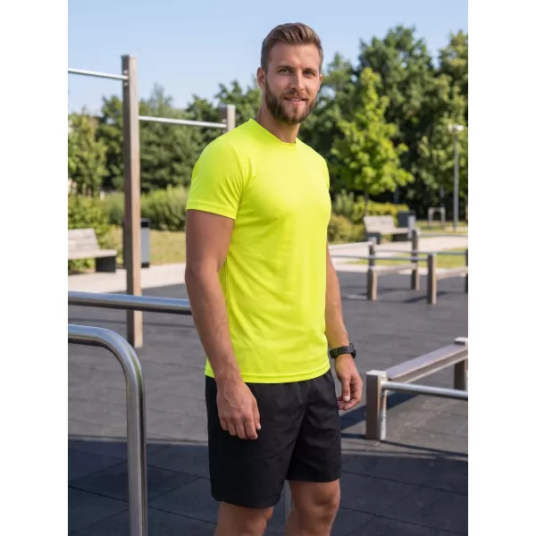  Funkcionalna muška majica ALTISPORT NoPrint NP/ALM421 NEON ŽUTA 