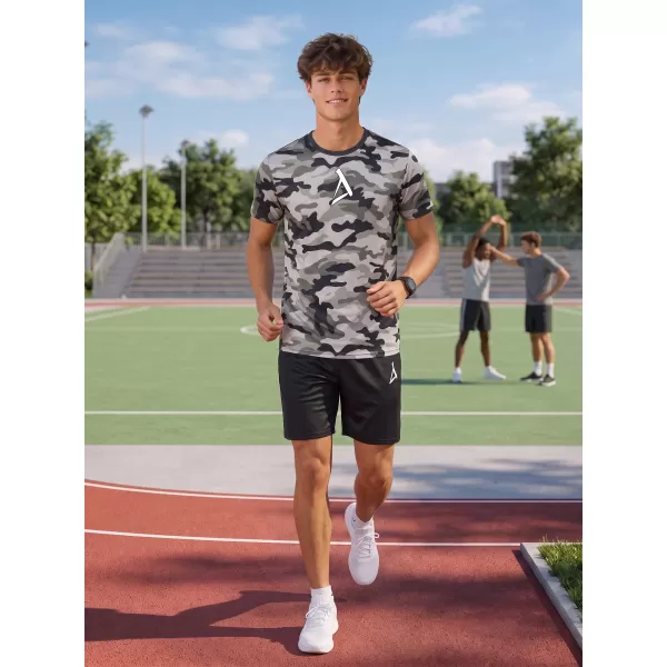  Muška funkcionalna premium majica ALTISPORT VOJ/ALM038TR01 SIVA 