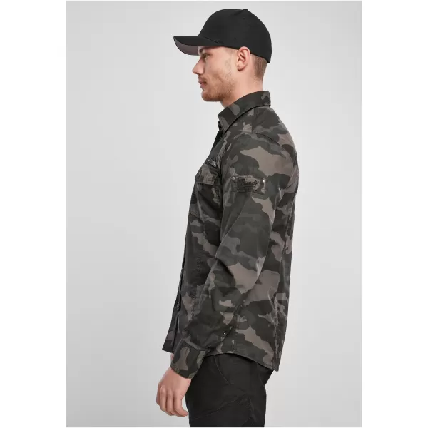  Košulja BRANDIT SLIM WORKER BD4005 TAMNOCAMO 