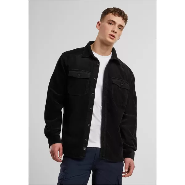  Košulja BRANDIT CORDUROY CLASSIC BD4035 CRNI 