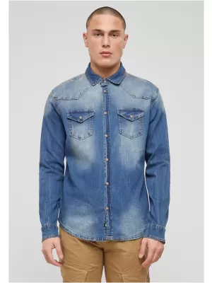 Košulja BRANDIT RILEY DENIM BD4020 PLAVO ISPRANO