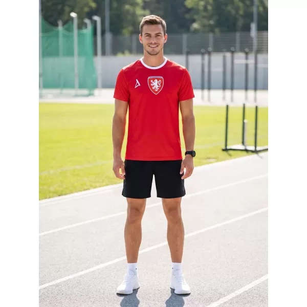  Muška funkcionalna premium majica ALTISPORT VOJ/ALM040TR01 CRVENA 