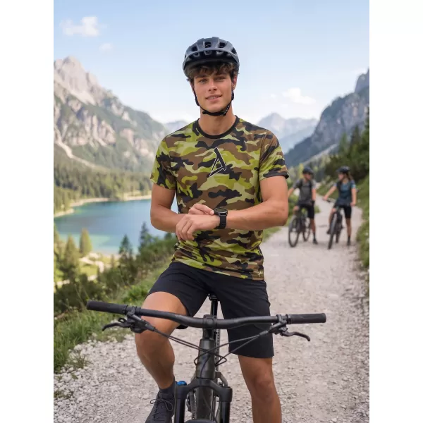  Muška funkcionalna premium majica ALTISPORT VOJ/ALM038TR01 VOJNO ZELENA 