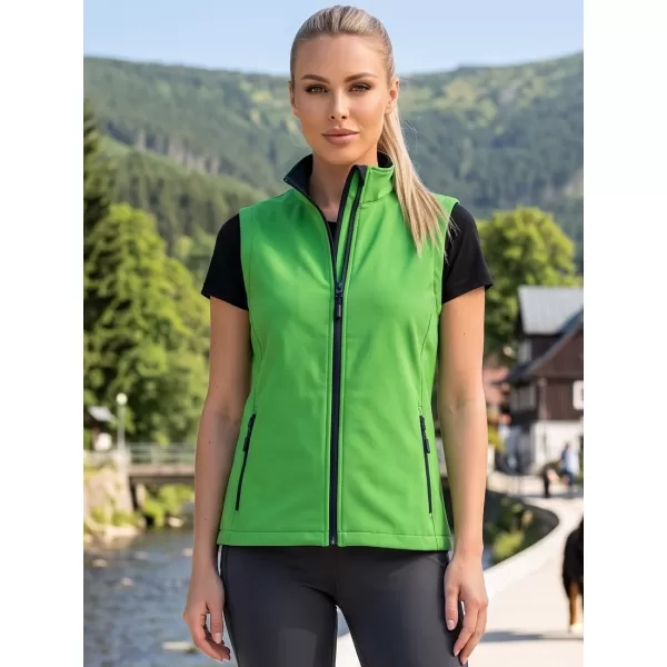  Ženski softshell prsluk ALTISPORT NoPrint NP/ALW7211NJ ZELENA/MORNARSKA 