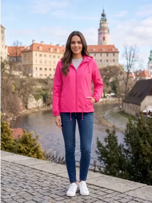 Ženska jakna ALTISPORT NoPrint NP/ALW1311NJ JARKO RUŽIČASTA