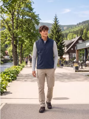 Muški softshell prsluk ALTISPORT NoPrint NP/ALM8211NJ MORNARICA/MORNARICA