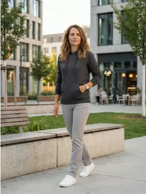 Ženski sweatshirt ALTISPORT NoPrint NP/ALW597NJ CRNA