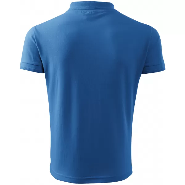  Muška majica s kragnom ALTISPORT NoPrint NP/ALM302 AZURNO PLAVA 