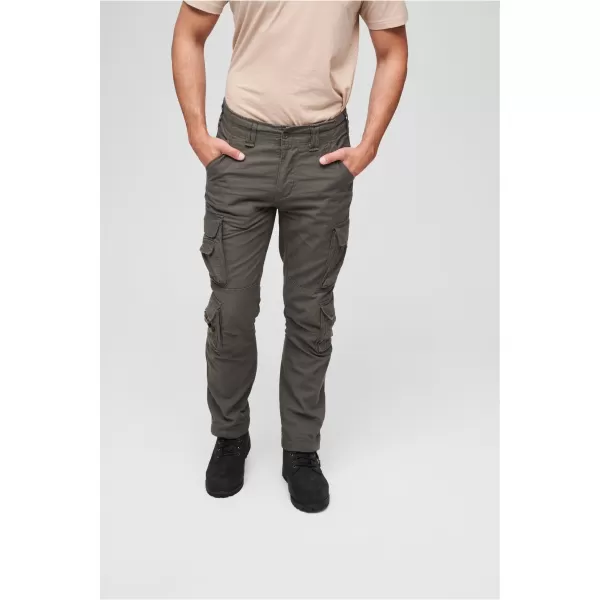  Hlače BRANDIT PURE SLIM BD1016 MASLINA 
