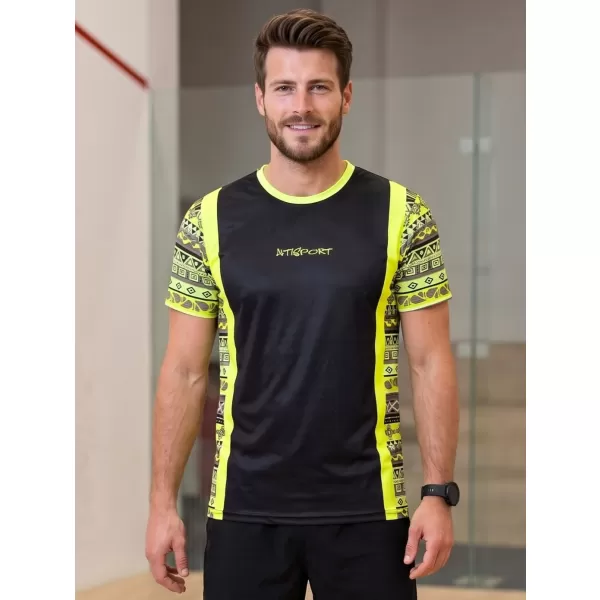  Muška funkcionalna premium majica ALTISPORT VOJ/ALM043TR01 NEON ŽUTA 