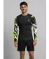 Muška premium funkcionalna kompresijska majica ALTISPORT VOJ/ALM039TR03 CRNA I ŽUTA