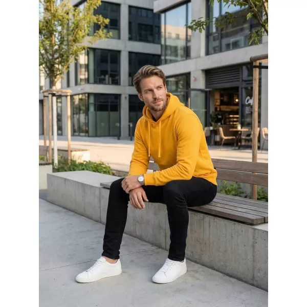  Muški sweatshirt ALTISPORT NoPrint NP/ALM697NJ ZLATNO ŽUTA 