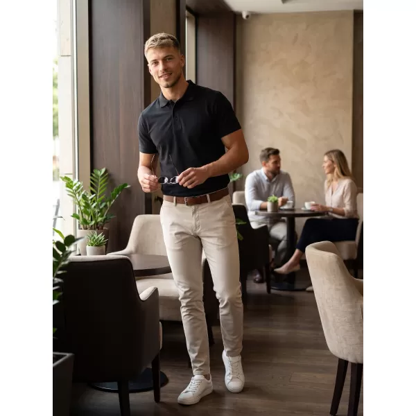  Muška majica s kragnom ALTISPORT NoPrint NP/ALM302 ANTRACIT NAGLASAK 