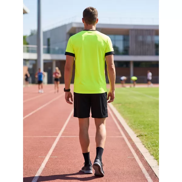  Muška funkcionalna premium majica ALTISPORT VOJ/ALM040TR01 NEON ŽUTA 