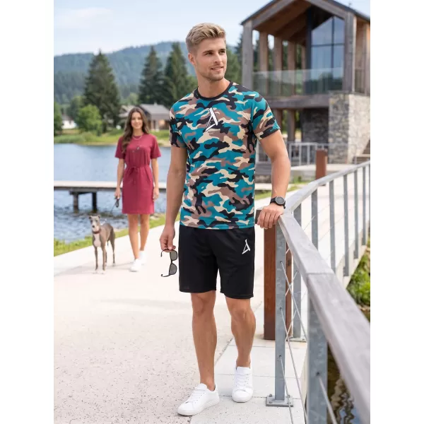  Muška funkcionalna premium majica ALTISPORT VOJ/ALM038TR01 KEROZIN/SMEĐA 