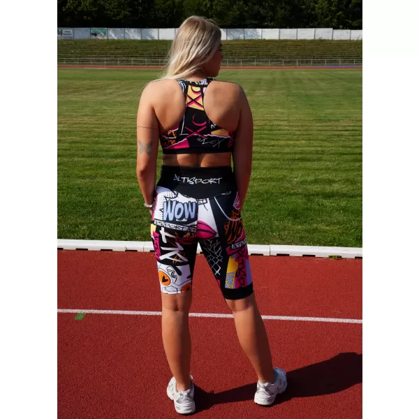  Ženski vrhunski sportski grudnjak ALTISPORT VOJ/ALW041POD01 CRNA 