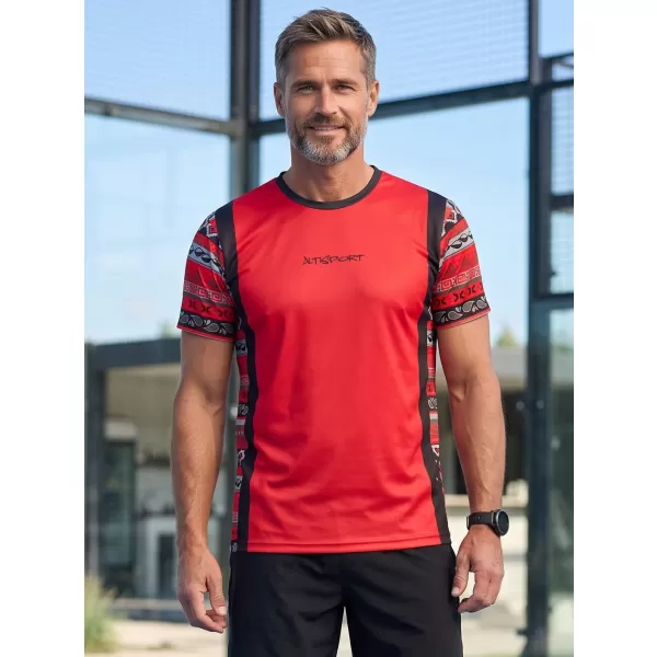  Muška funkcionalna premium majica ALTISPORT VOJ/ALM043TR01 CRVENA 