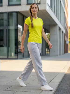 Ženska funkcionalna majica ALTISPORT NoPrint NP/ALW041 NEON ŽUTA