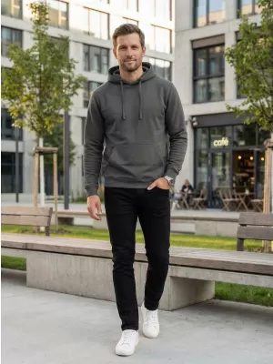 Muški sweatshirt ALTISPORT NoPrint NP/ALM697NJ GRAFIT