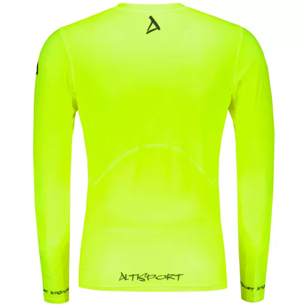  Muška premium funkcionalna kompresijska majica ALTISPORT VOJ/ALM000TR03 NEON ŽUTA 