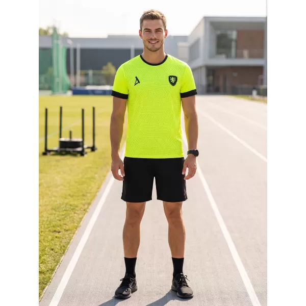  Muška funkcionalna premium majica ALTISPORT VOJ/ALM040TR01 NEON ŽUTA 