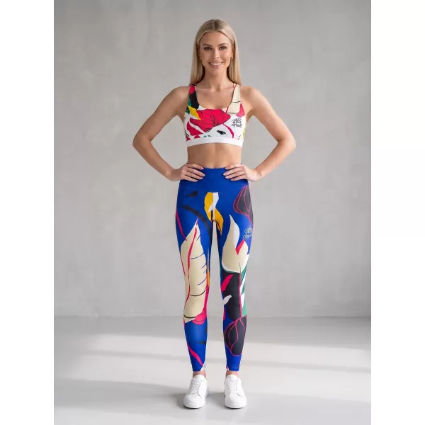  Ženske duge premium funkcionalne tajice ALTISPORT VOJ/ALW042LEG01 PLAVA 