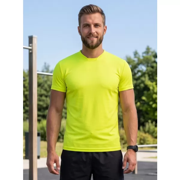  Funkcionalna muška majica ALTISPORT NoPrint NP/ALM421 NEON ŽUTA 