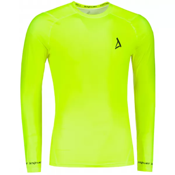  Muška premium funkcionalna kompresijska majica ALTISPORT VOJ/ALM000TR03 NEON ŽUTA 