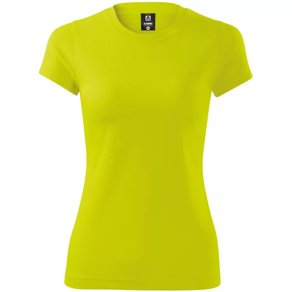  Ženska funkcionalna majica ALTISPORT NoPrint NP/ALW041 NEON ŽUTA 