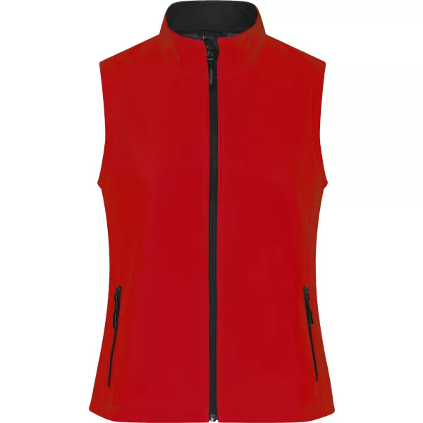  Ženski softshell prsluk ALTISPORT NoPrint NP/ALW7211NJ CRVENO/CRNO 