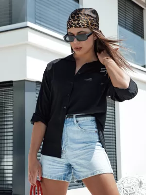 Košulja DSTREET ELEGANZZA DY0437 CRNI