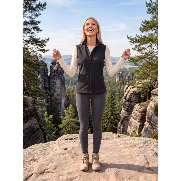  Ženski softshell prsluk ALTISPORT NoPrint NP/ALW7211NJ CRNO/CRNO 