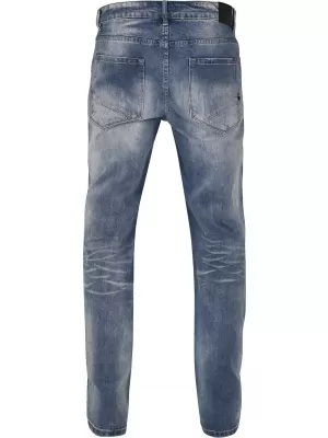 Hlače BRANDIT WILL WASHED BD1015 PLAVO ISPRANO