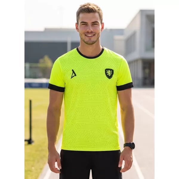  Muška funkcionalna premium majica ALTISPORT VOJ/ALM040TR01 NEON ŽUTA 
