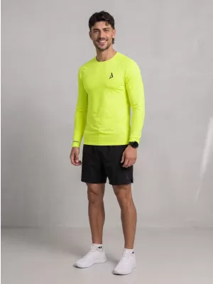 Muška premium funkcionalna kompresijska majica ALTISPORT VOJ/ALM000TR03 NEON ŽUTA
