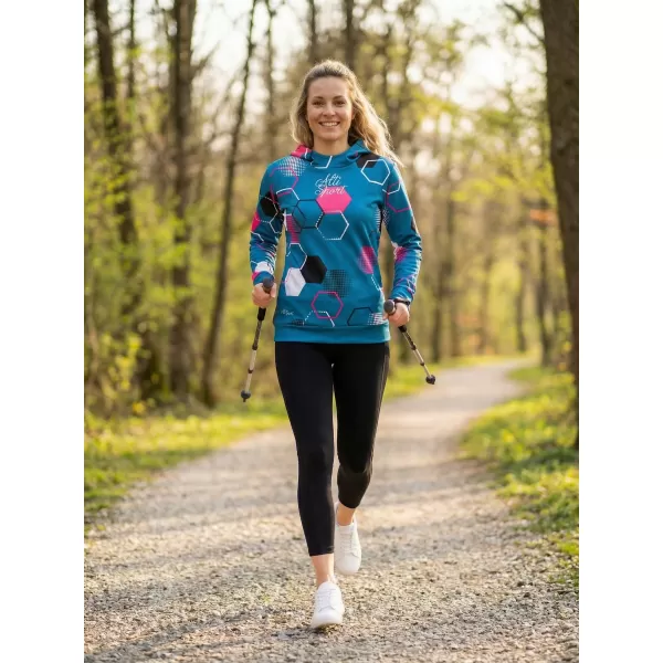  Ženska vrhunska funkcionalna majica ALTISPORT VOJ/ALW037MI01 KEROZIN/RUŽIČASTA 