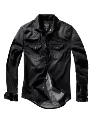 Košulja BRANDIT RILEY DENIM BD4020 CRNI