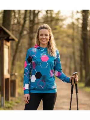 Ženska vrhunska funkcionalna majica ALTISPORT VOJ/ALW037MI01 KEROZIN/RUŽIČASTA
