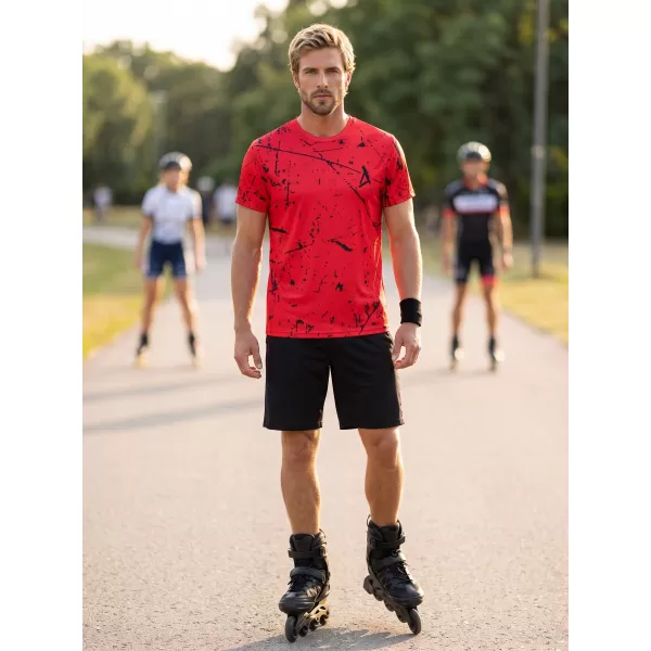  Muška funkcionalna premium majica ALTISPORT VOJ/ALM034TR01 CRVENA 
