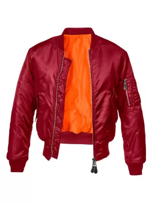 Jakna BRANDIT MA1 BD3149 BORDO