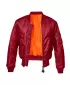Jakna BRANDIT MA1 BD3149 BORDO