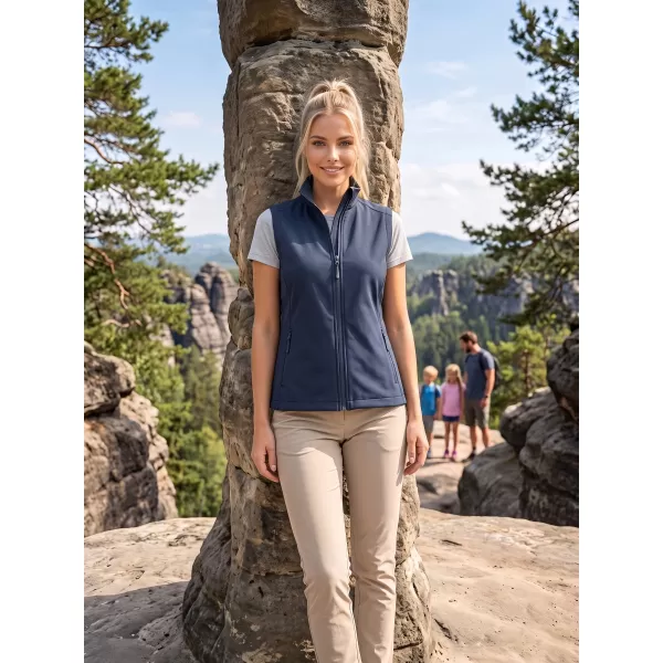  Ženski softshell prsluk ALTISPORT NoPrint NP/ALW7211NJ MORNARICA/MORNARICA 