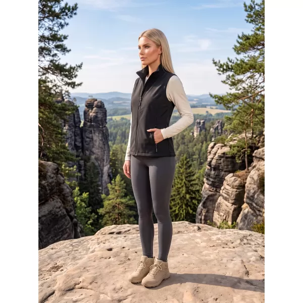  Ženski softshell prsluk ALTISPORT NoPrint NP/ALW7211NJ CRNO/CRNO 