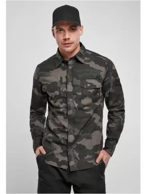 Košulja BRANDIT SLIM WORKER BD4005 TAMNOCAMO