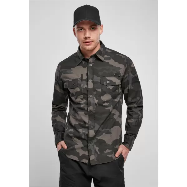  Košulja BRANDIT SLIM WORKER BD4005 TAMNOCAMO 